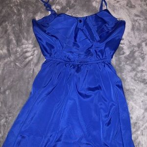Royal blue dress